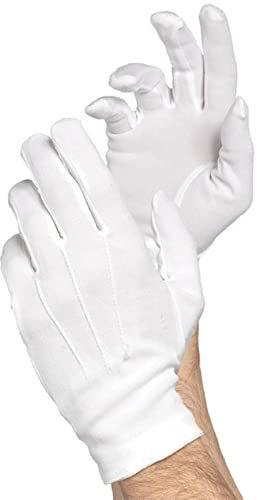 Generisch Weiße Baumwollhandschuhe für Santa, Formale Handschuhe, Smoking-Kostüm, Ehrengarde, Santa, Männer, Frauen, Münzen, Schmuck, Inspektion, Winterhandschuhe