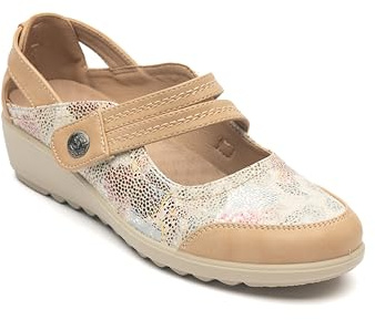 Cushion Walk Womens Sandal Slip-on Summer Mary Jane Casual Lightweight Shoe Sizes 3-8