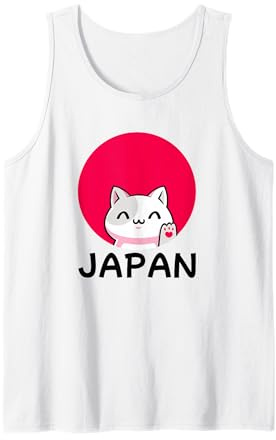 Tops, Camisetas y Accesorios de Viaje con diseño de Gato de la Suerte Camiseta sin Mangas