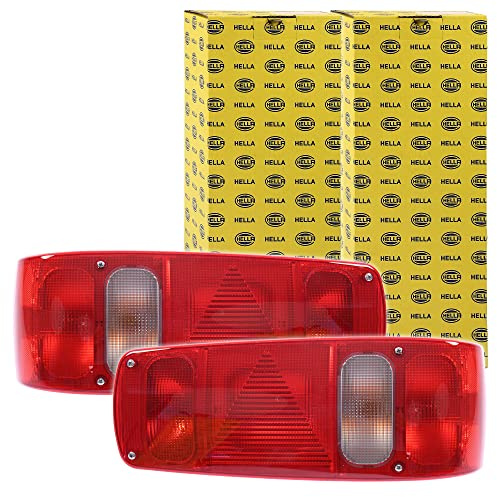 2x HELLA HECKLEUCHTE RÜCKLEUCHTE HINTEN LINKS+RECHTS 2VA007502-011 WOHNWAGEN