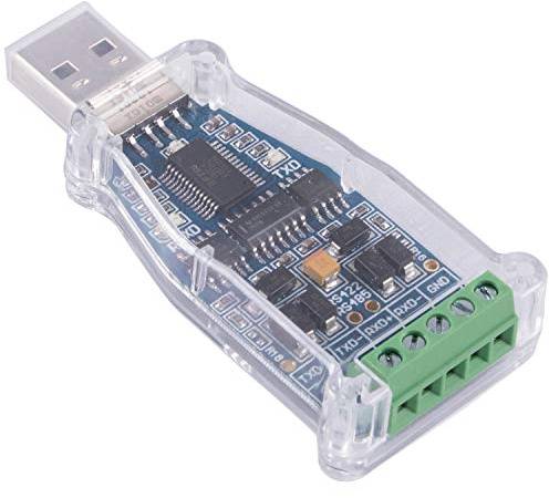 usangreen Adaptador serie USB a RS485 RS422 chip FTDI USB a bloque de terminales de 6 pines, compatible con Win XP Win 7 Win 8 Win10 Mac Android