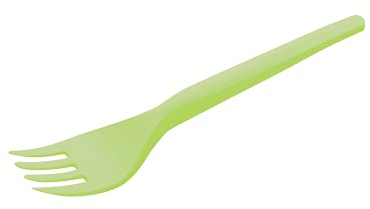b10 Forchetta plastica (10 Pezzi) Verde