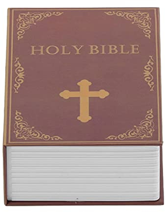 HAOX Buchsafe mit Zahlenschloss, Diversion Book Safe Aufbewahrungsbox, für Schmuck, Geld und Bargeld, Ausgehöhltes Buch mit Verstecktem Geheimfach（Rot）