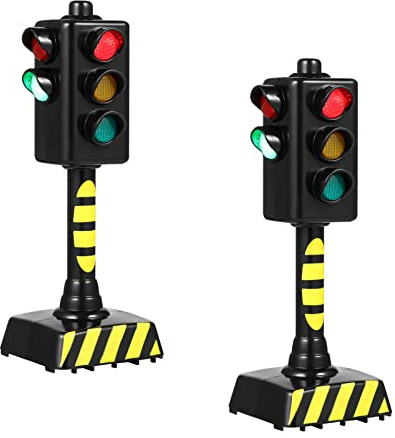 TOYANDONA 2 Stücke Ampel Kinder Ampel Light Spielzeug Simulation Modell Spielzeug Pädagogische für Kinder