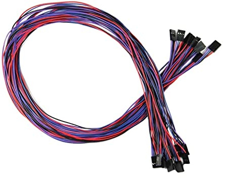 RIDENS 4pin du-Pont Ligne Femelle-Femelle Jumper Câble Fil Câble 70cm Long Câble De Rallonge for Imprimante 3D
