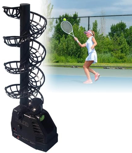 XDLYWUZIQ Tennisballmaschine, Tennisballwerfer, Verstellbar Und Tragbar, Präziser, Effizienter Feed Buddy Zum Selbstspielen, Ballwerfer Für Anfänger/Kinder/Trainer/Heimplatz