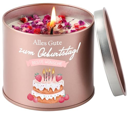 PRSTENLY Geburtstagsgeschenk für Frauen Geschenke zum Geburtstag Duftkerzen Geschenk zur Geburt für Frau Freundin Mama Schwester Tochter, Beste Freundin Geburtstag Geschenk, Mama Geburtstagsgeschenk