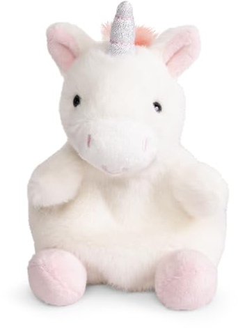 Living Nature Little Snugglies Weißes Einhorn Plüschtier | Stofftier Geschenk für Kinder, 10 cm x 10 cm x 16 cm