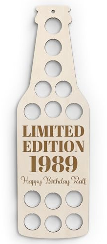 Personalisiertes Kronkorken-Sammler Bier | LIMITED EDITION Bierliebhaber Geschenk für Männer | Jahreszahl für Freund & Mann | Romantisches Geschenk für Bierfreunde
