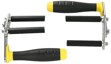 Supporto per pannelli, supporto in compensato, 2 attrezzi di sollevamento, sollevatore in metallo regolabile, attrezzo portatile, sollevatore per il carico per pannelli in cartongesso in compensato