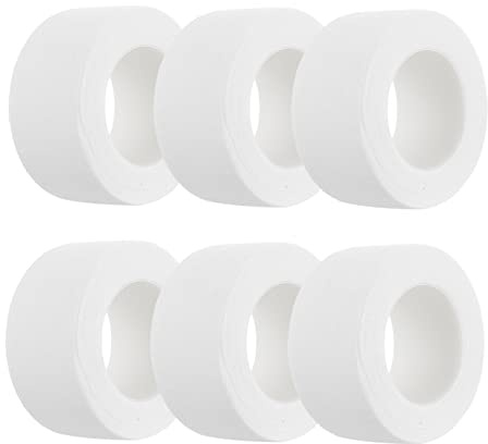 BATHVEVE 6Rolls Breathable Cotton Fixation Strong for Comfortable Use Flexible and Stretchable Bandage for Care