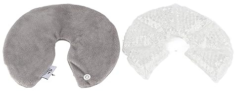 TZOXTLH Paquete de Senos Compresa Fría Caliente Reduce la Hinchazón Dolor Dragado Glándula Mamaria Almohadillas de Gel para Lactancia Materna (Gris)