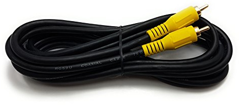 MainCore 3m long Phono to Phono (RCA to RCA) Digital Coaxial SPDIF Audio or Composite Video Cable Cord Lead (Available in 0.25m, 0.50m, 1.2m, 2m, 3m, 5m, 7.5m, 10m, 15m, 20m, 25m) (3m)