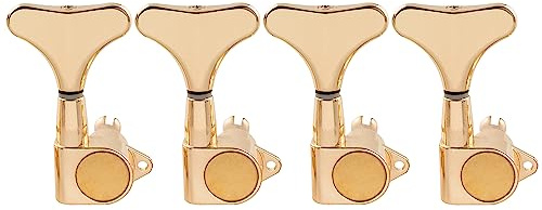 Musiclily Pro 4 in Linea Bass Meccaniche per Basso Elettrico 4 Corde,Dorato