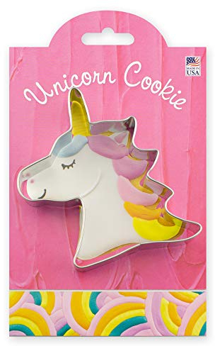Ann Clark Unicorn Cookie Cutter - 4.5 Inches - Tin Plated Steel