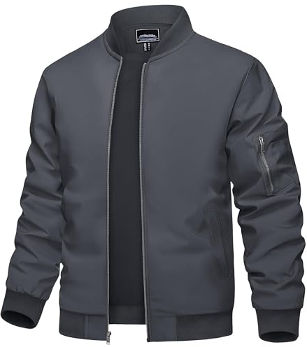 TACVASEN Mens jacket Smart Casual Lightweight Jackets for Men Windbreaker