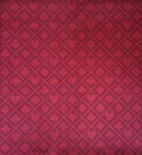 BALIKEN Poker 274 x 152 cm Abschnitt zweifarbiger Poker Tisch Speed Cloth (rot)