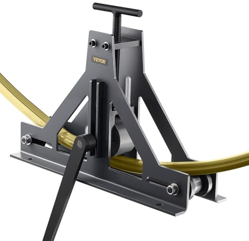 VEVOR Dobladora de tubos de acero de 180 mm, 170 mm, 200 mm, 220 mm de radio mínimo, 450 mm, 500 mm, 550 mm, 600 mm de diámetro mínimo, dobladora manual de tubos
