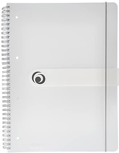 Herlitz Collegeblock easy orga to go A4, transparent, kariert, 160 Seiten, 2 Stück