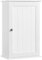 Yaheetech Armario Baño Pared de Tres Niveles Armario Cocina Colgar Mueble Suspendido Baño Auxiliar Blanco 35x21x55cm