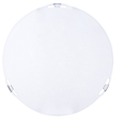 Camnoon 18,5 cm / 7.3in Tragbare weiß Diffusorplatte Photo Studio Blitz Diffusor Frosted-Oberfläche Diffusorplatte für Bowens Mount 7 Standardreflektor Reflektorschirm für Fotostudiofotografie