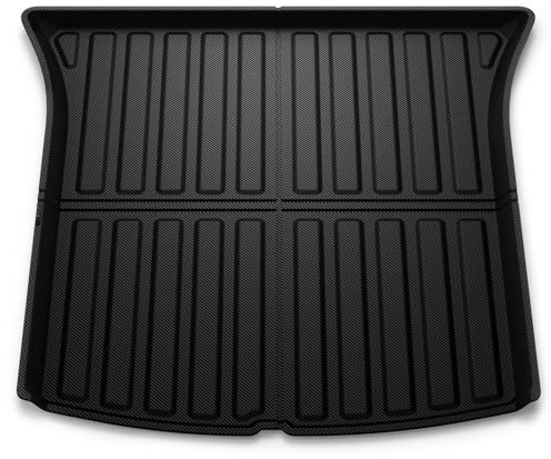 Spigen Tesla Model Y (~2024) Rear Trunk Mat Cargo Liner, All Weather Floor Mats, Boot Liner, Waterproof, Easy To Clean Material, Designed for Model Y Accessories - Carbon Edition