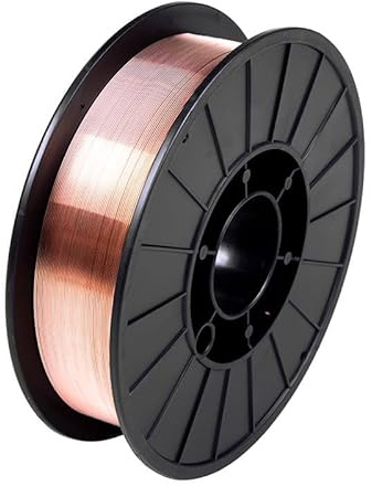 ALLWELD Schweißdraht SG2 G3Si1 für MIG/MAG-Schweißen, Durchmesser 0,8 mm, Spule 5 KG, Zertifiziert nach DIN EN ISO 14341-A, SFA/AWS 5.18:ER70S-6