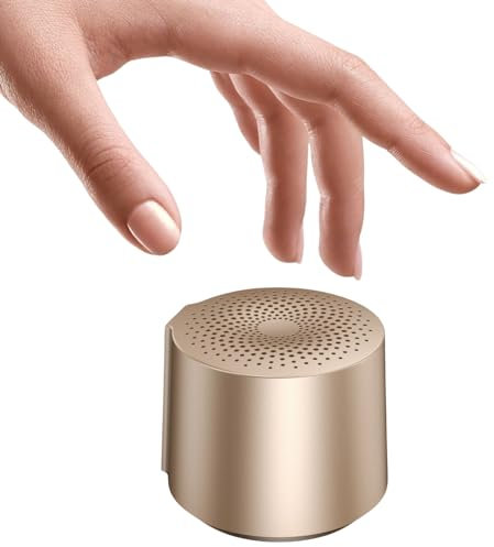 HOAIYO Mini Bluetooth Speaker Wireless, 6 Hour Playtime, Mic, TWS Pairing, Small But Loud, Portable Speakers for Home, Outdoor, Bike, Gifts (without travel case)