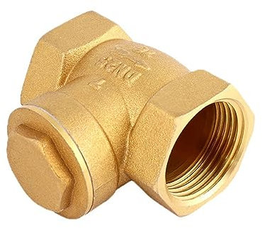 Clapet anti-retour à filetage femelle en laiton, clapet anti-retour unidirectionnel for l'eau 1/2 3/4 1 BSP(1 Inch)