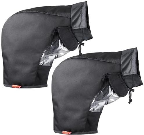 JINGLING Guantes para manillar de motocicleta, guantes resistentes al desgaste, manguitos para manillar de motocicleta, accesorios para manillar de moto