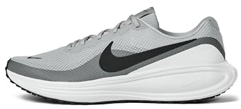 Nike Men's Revolution 8 Road Running Shoes, Lt Smoke Grey/Black-Smoke Grey-White, 9.5