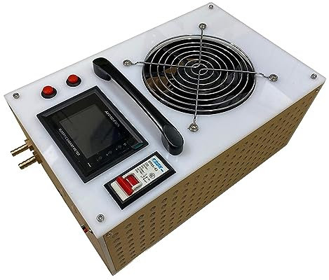 Riscaldatore a induzione, Riscaldatore a induzione da 2500 W Macchina for il riscaldamento a induzione ad alta frequenza Forno di fusione del metallo + Bobina di riscaldamento + Crogiolo,per la rimoz