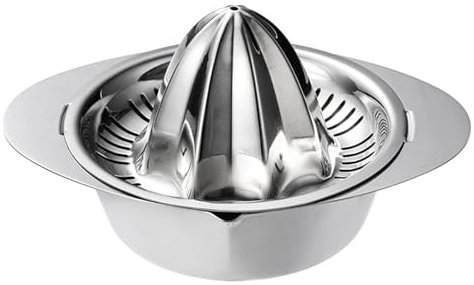 Spremiagrumi manuale, spremiagrumi in acciaio inox, pressa a mano per frutta, design ergonomico, estrazione efficiente del succo, compatto e facile da riporre per utensili da cucina