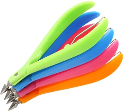 Veemoon Cortador De Cutículas Profesional Con Mango De Plástico 1 Unidad Herramienta De Manicura y Pedicura Portátil Para Cuidado De Uñas y Recorte Preciso Higiene Personal