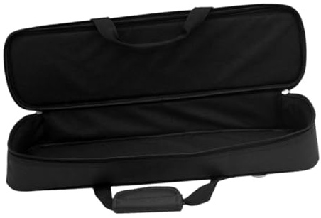 Beaupretty Oxford Flötentasche mit Weichem Gepolstertem Innenfutter Querflöten Tasche Handlich Schultergurt Tragbar Robust und Pflegeleicht