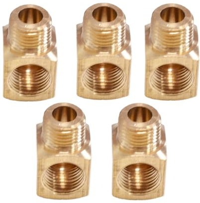 Raccordi per tubi in ottone Collegamento stabile Adattatori per tubi metallici Raccordi idraulici Aggiornamenti per tubi dell'acqua della casa Set di connettori a prova di perdite