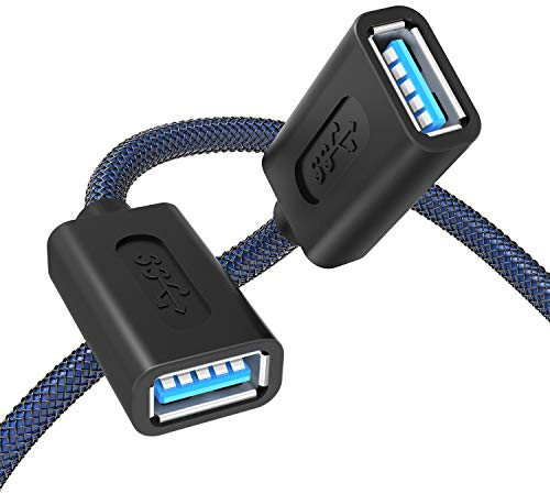 ANDTOBO Cavo Prolunga USB 3.0 Femmina 1 Metro, Trasferimento Dati 5Gbps Per Disco Rigido Esterno, Laptop, Computer, TV Box, Unità Flash