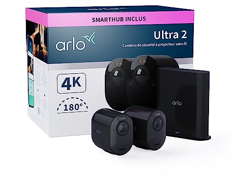 Arlo Ultra 2 Spotlight camera surveillance Wifi VMC5240B+ Accessoire certifié Arlo Câble de Recharge Magnétique
