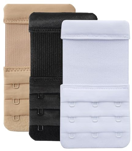 YARBAR Bra Strap Extenders Extensions 2 Hook / 3 Hook / 4 Hook / 5 Hook Elastic Bra Extender