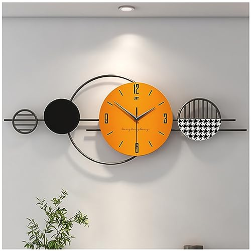 Orologi da soggiorno moderni e minimalisti, decorazioni da parete di lusso leggere, orologi da parete creativi per casa ristorante - design murale