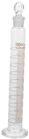 OKUMEYR 2stücke Graduated Cylinder Mit Frosted Messzylinder Dickem Für Experimente Und Auslaufsicher Für Laboranwendungen Und Wissenschaftliche Tests