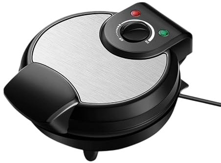 SiaBiced Macchina per Coni per Waffle, Padella per Crepes con Involtini di Uova, Piastra per Waffle, Piastra per Waffle con Cono Gelato