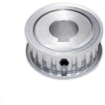 1pc 45 Zähne 2GT AF Aluminium Zahnriemenscheibe Bohrung 8 10 12 12,7 14 15 mm Keilnut Synchronus Rad Riemenscheibe for Breite 10 mm Zahnriemen(14mm-keyway 5x2.3mm)