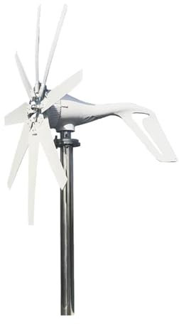 OUHFCASN Wind Turbine Generators Kit, 12v 1000W Wind Turbine Generator 2000W Power Supply System Kit Home Solar Panels Low Starting Speed for Home(Hybrid control,24V_1000W)