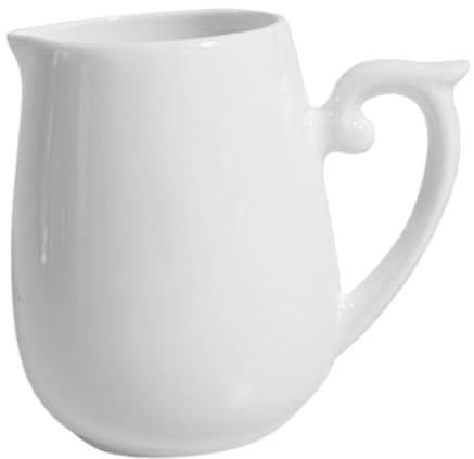 Holibanna Jarra De Cerámica Para Leche 160ml Esmalte Estable Versátil Para Espumar y Verter Uso Doméstico y Cafeterías
