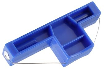 Bojueshaw Angle Clay Cutter Tool,Small Steel Wire Pottery Trimmer,Flexible Pottery Wire Tool for Ceramic Sculpting & Detailing