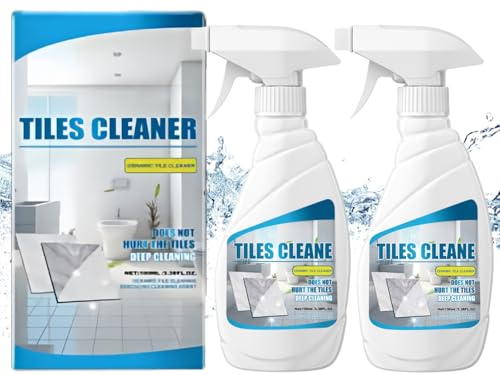 Pulvérisateur Nettoyant pour Carreaux Et Joints,2pcs Nettoie Joints Concentré,Nettoyant Joint Carrelage Salle de Bain,Tile Grout Cleaner Sprayer,PulvéRisateur Nettoyants pour Joints de Carrelage