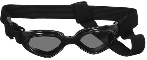 BUGUUYO Faltbare Hunde-Sonnenbrille Mit Uv-Schutz Für Kleine Und Mittelgroße Rassen Und Verstellbar Für Außenbereich
