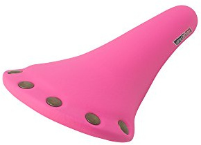 Brass Button Bicycle Bike Classic Racing Saddle Seat Fixie Road Bike Pink