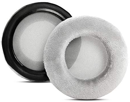 YDYBZB DT770 Velour Replacement Earpads Compatible with Beyerdynamic DT 990 Pro DT 770 Pro DT990 DT770 Pro Headphone Cushions with High Density Memory Foam - Grey